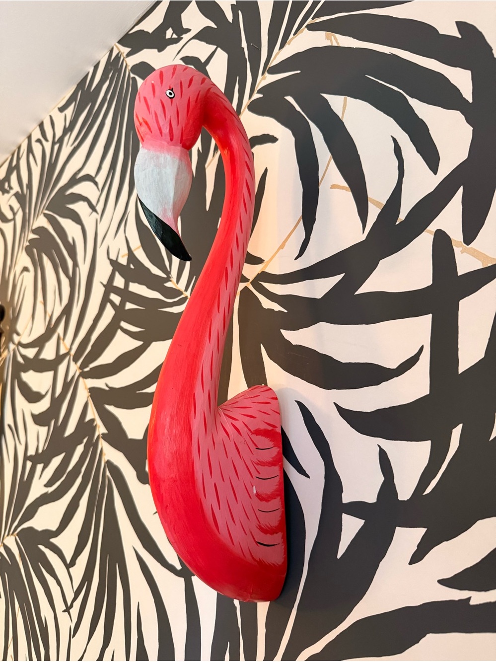 🦩Pink Flamingo Bust Wall Accent - Decorative Home Wall Decor - Picture 3 of 13
